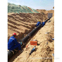HDPE large diameter pipe sewage drain Krah pipe